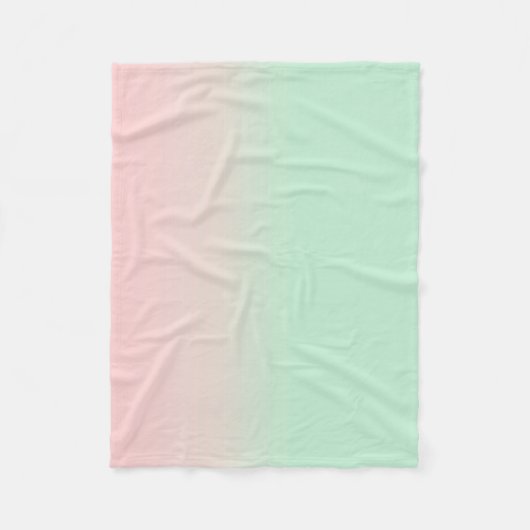 Verpakking esthetisch gemuteerde gradiënt roze min fleece deken (Voorkant)