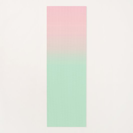Verpakking esthetisch gemuteerde gradiënt roze min yogamat (Voorkant)