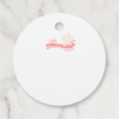 Verpakking, gefeliciteerd bedankjes labels (Achterkant)