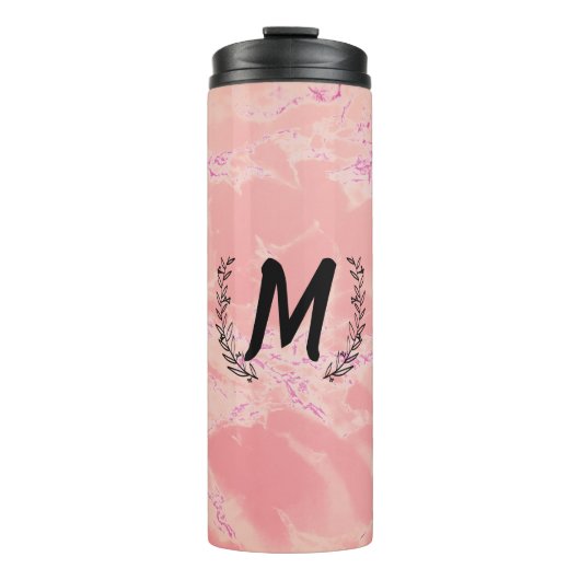 Verpakking Gepersonaliseerde roze Drink Thermosbeker (Voorkant)