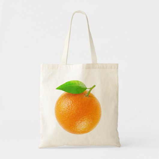 Verpakking met oranje fruit tote bag (Voorkant)