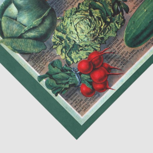  verpakking met plantgoed en plantgoed Ephemera Tissuepapier (Detail)