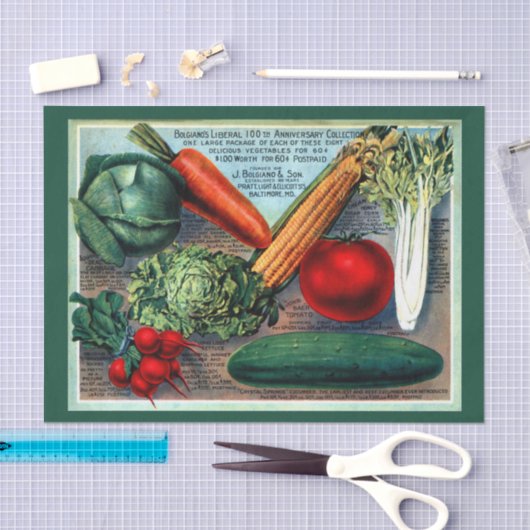  verpakking met plantgoed en plantgoed Ephemera Tissuepapier (Craft)