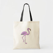 Verpakking met roze flamingo tote bag (Voorkant)