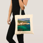 Verpakking met zee uitzicht uit Sardinië. Tote Bag (Voorkant (product))