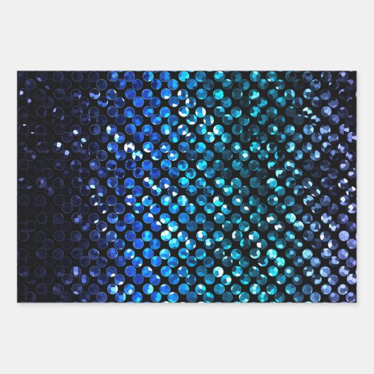 Verpakking Papier Blad Set Kristal Bling Strass Inpakpapier Vel (Voorkant)