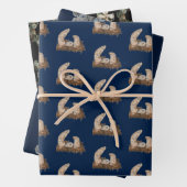 Verpakking Papier Bladen 3 Oyster Art design Inpakpapier Vel (In situ)