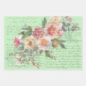 Verpakking Papier Decoupage Flat Sheets Set van 3 Inpakpapier Vel (Voorkant 3)