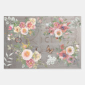 Verpakking Papier Decoupage Flat Sheets Set van 3 Inpakpapier Vel (Voorkant)
