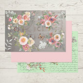 Verpakking Papier Decoupage Flat Sheets Set van 3 Inpakpapier Vel