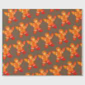 Verpakking Papier Gingerbread Cookies Tekening (Vlak)