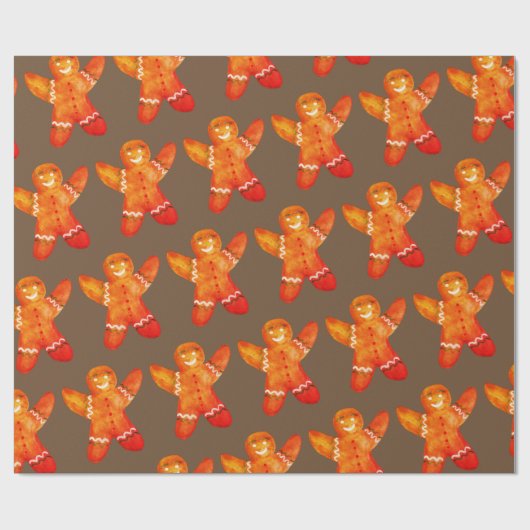 Verpakking Papier Gingerbread Cookies Tekening (Vlak)