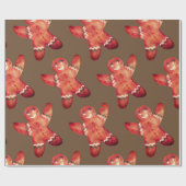 Verpakking Papier Gingerbread Man (Vlak)