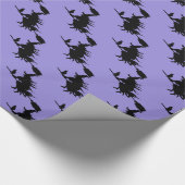 Verpakking papier-halloween heks cadeaupapier (Hoek)