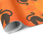Verpakking Papier Halloween Katten (Rol Hoek)