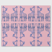 Verpakking Papier Koele Giraffes (Vlak)