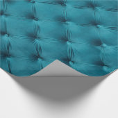 Verpakking papier met blauwgroen hoofdtextuur (Hoek)