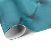Verpakking papier met blauwgroen hoofdtextuur (Rol Hoek)