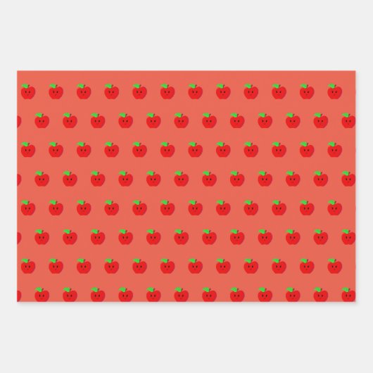 Verpakking Papier Red Appel Inpakpapier Vel (Voorkant)