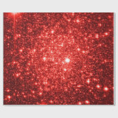 Verpakking Papier Rode Sterren (Vlak)