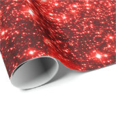 Verpakking Papier Rode Sterren (Rol Hoek)