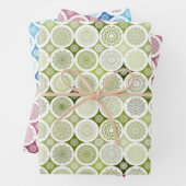 Verpakking papier set van 3 vellen mandala patroon (In situ)