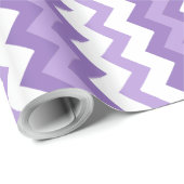 Verpakking Papier Violet en witte Chevrons (Rol Hoek)