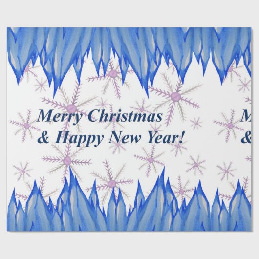 Verpakking Papier Winter Feestdagen (Vlak)