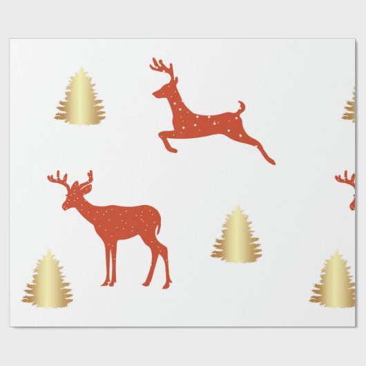 Verpakking Papier Winter Feestdagen (Vlak)