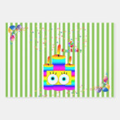 Verpakking Papieren Bladen Gelukkige Verjaardag St Inpakpapier Vel (Voorkant 2)