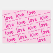 Verpakking Papieren Bladen Valentijnse Liefde Rode Inpakpapier Vel (Voorkant 2)