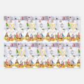 Verpakking Papieren Bladen Vrolijke Kerstmis Verja Inpakpapier Vel (Voorkant)