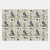 Verpakking Papieren vellen - Dieren Patroon Beige  (Voorkant 2)