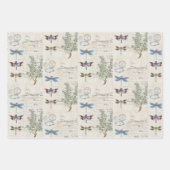 Verpakking Papieren vellen - Dieren Patroon Beige  (Voorkant)