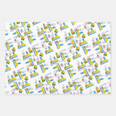 Verpakking Papieren vellen Happy Birthday Trucks (Voorkant)