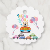 Verpakking partij levert bedankjes labels (Voorkant)