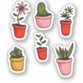 Verpakking Potlood Planten and Succulents Sticker (Voorkant)
