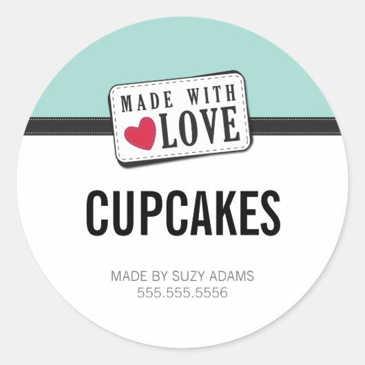 VERPAKKING PRODUCT LABEL :: gemaakt met liefde 6 (Voorkant)