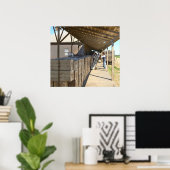 Verpakking Shed Voor Verzending Sinaasappels Ontar Poster (Thuiskantoor)