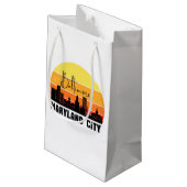 Verpakking tas Baltimore City Klein Cadeauzakje (Achterkant Gekanteld)