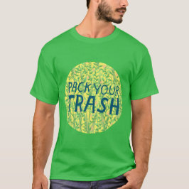 VERPAKKING UW TRASH Geen ronddraaiende cirkelkunst T-shirt