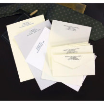 Verpakking van 100 Executive Raised Ink Stationery