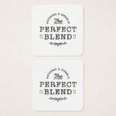 Verpakking van 100 Het perfecte gemengde Label voo Vierkante Visitekaartjes (Voorkant /achterkant)