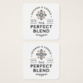Verpakking van 100 Het perfecte gemengde Label voo Vierkante Visitekaartjes (Voorkant /achterkant)