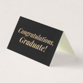 Verpakking van 25 Gefeliciteerd Glitter Afstuderen Kaart (Voorkant)