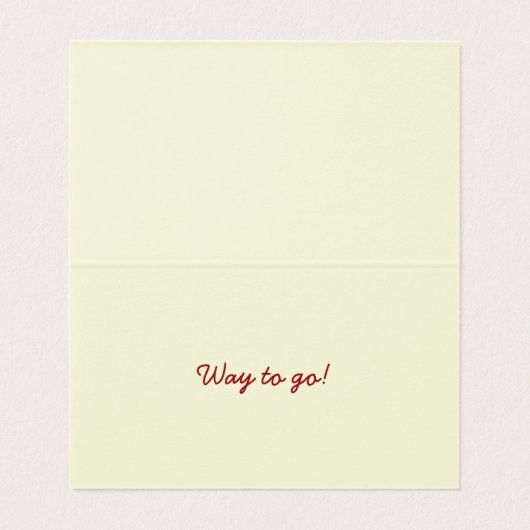 Verpakking van 25 Gefeliciteerd Glitter Afstuderen Kaart (Binnenkant ongevouwen)