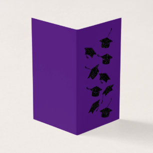 Verpakking van 25 Glitter Afstuderen Kaarten