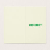 Verpakking van 25 Glitter Afstuderen Kaarten (Binnenkant ongevouwen)