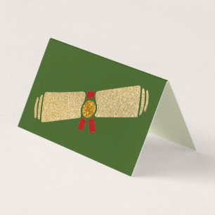 Verpakking van 25 Glitter Afstuderen Kaarten