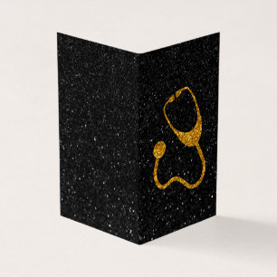 Verpakking van 25 Glitter Stethoscoop Afstuderen Kaart